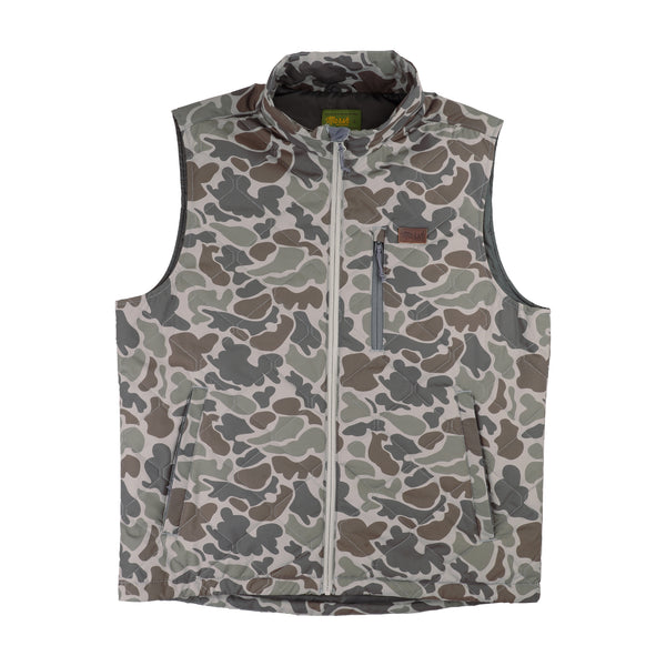 Barnwell Puff Vest - Dark Green Mallard Camo