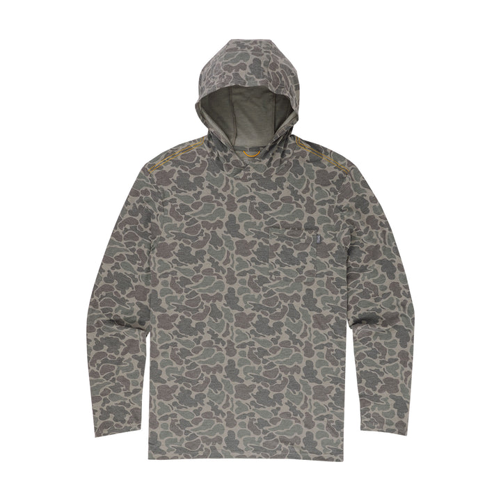 Buxton Hagood Hoodie - Dark Green Mallard Camo
