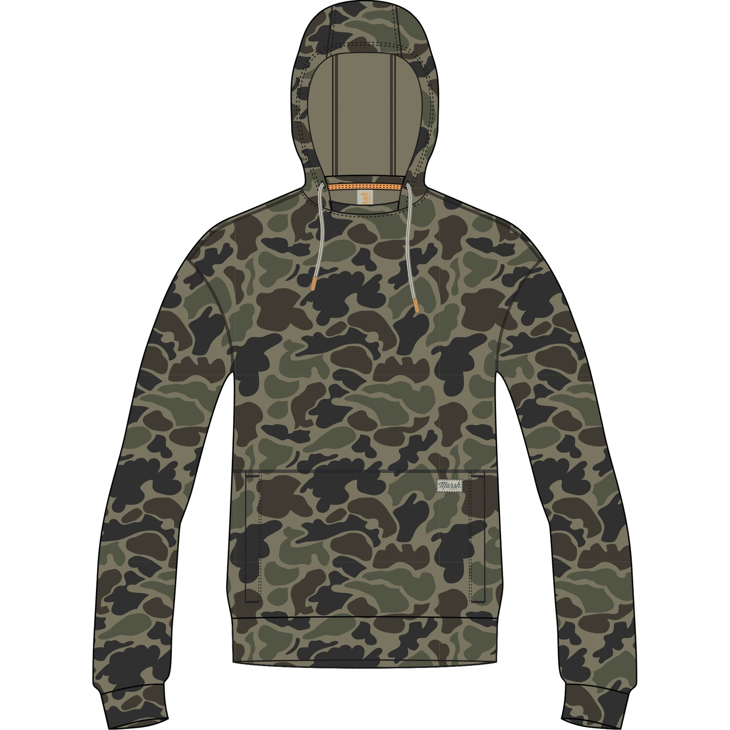 Women's Fireside Hoodie - Dark Green Mallard Camo