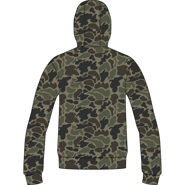 Women's Fireside Hoodie - Dark Green Mallard Camo