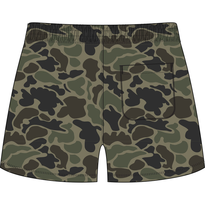 Women's Fireside Sweatshorts - Dark Green Mallard Camo