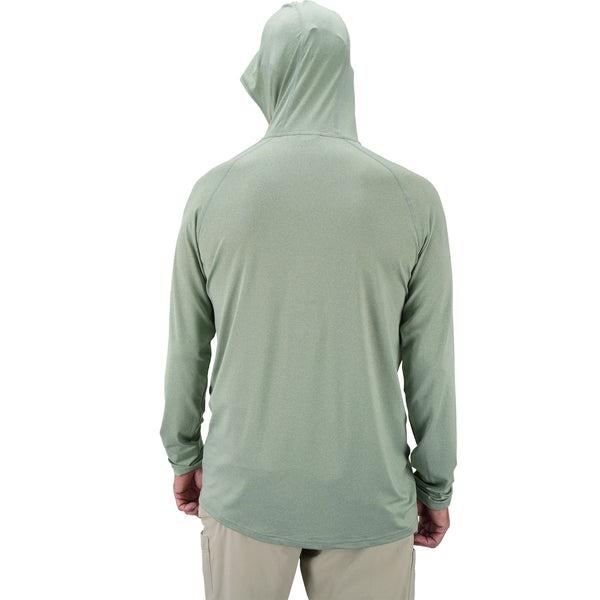 Samurai Hoodie - Olive Heather