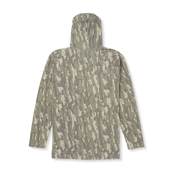 Ocean Bound Printed Hoodie - Olive Current Camo