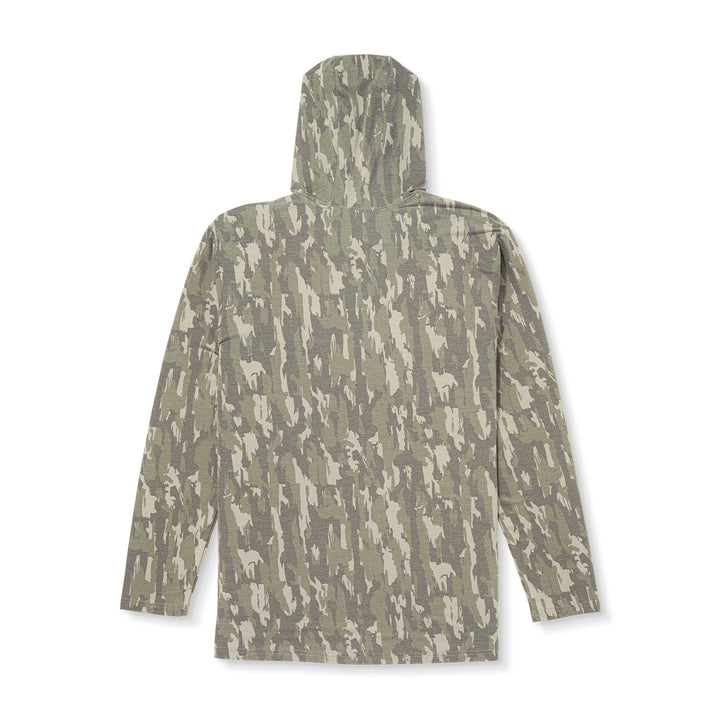 Ocean Bound Printed Hoodie - Olive Current Camo