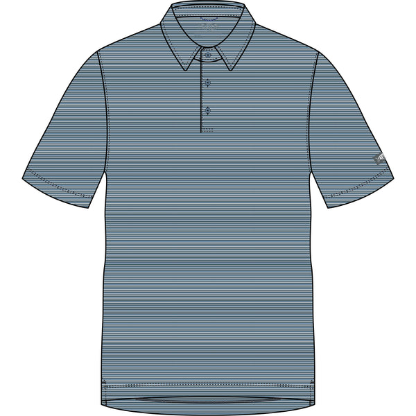 Link SS Performance Polo Shirt - Stargazer Blue