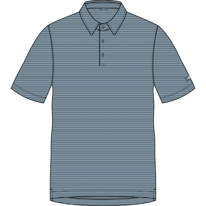 Link SS Performance Polo Shirt - Stargazer Blue