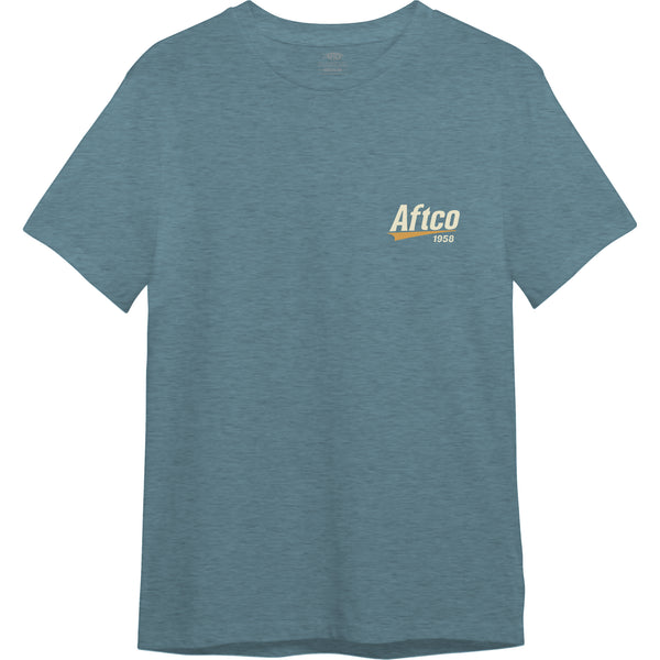 A Series SS Tee - Milky Blue Heather