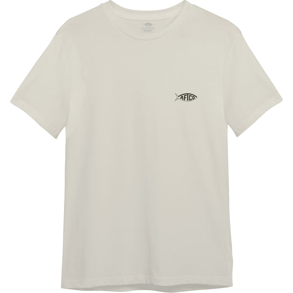 Last Cast SS Tee - Vintage White