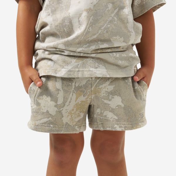 Youth Vintage Washed Shorts - Drifter Camo