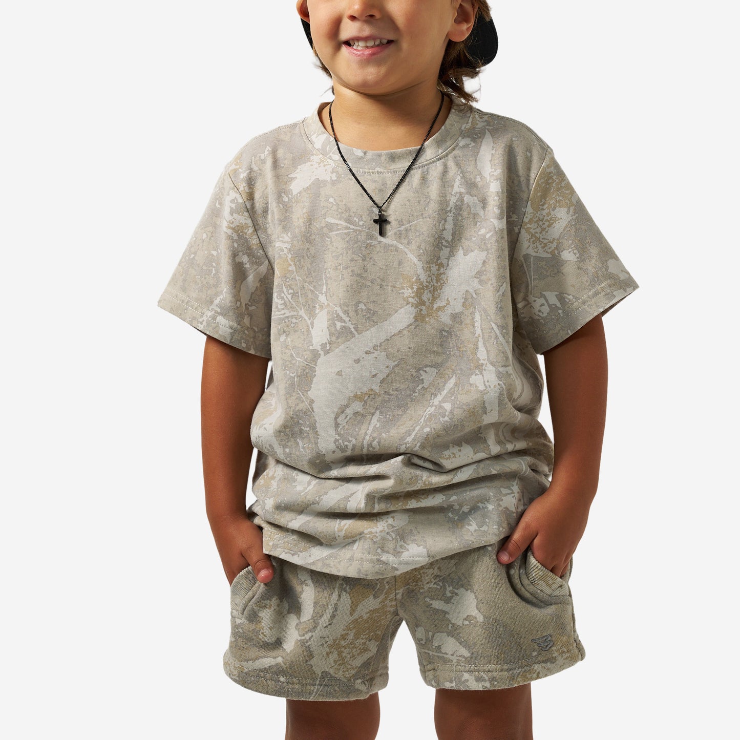 Youth Vintage Washed Tee - Drifter Camo