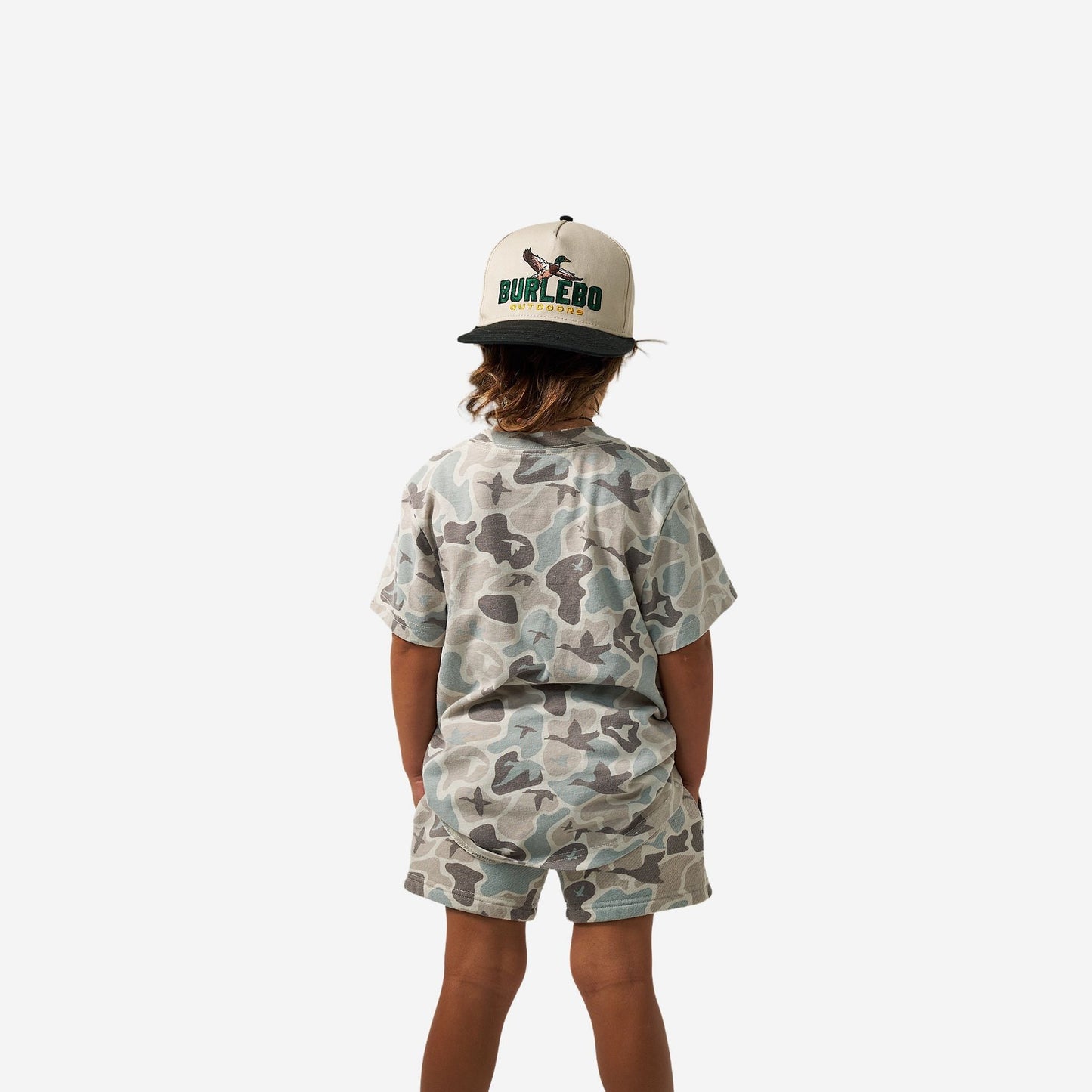 Youth Vintage Washed Tee - Mallard Mayhem Camo