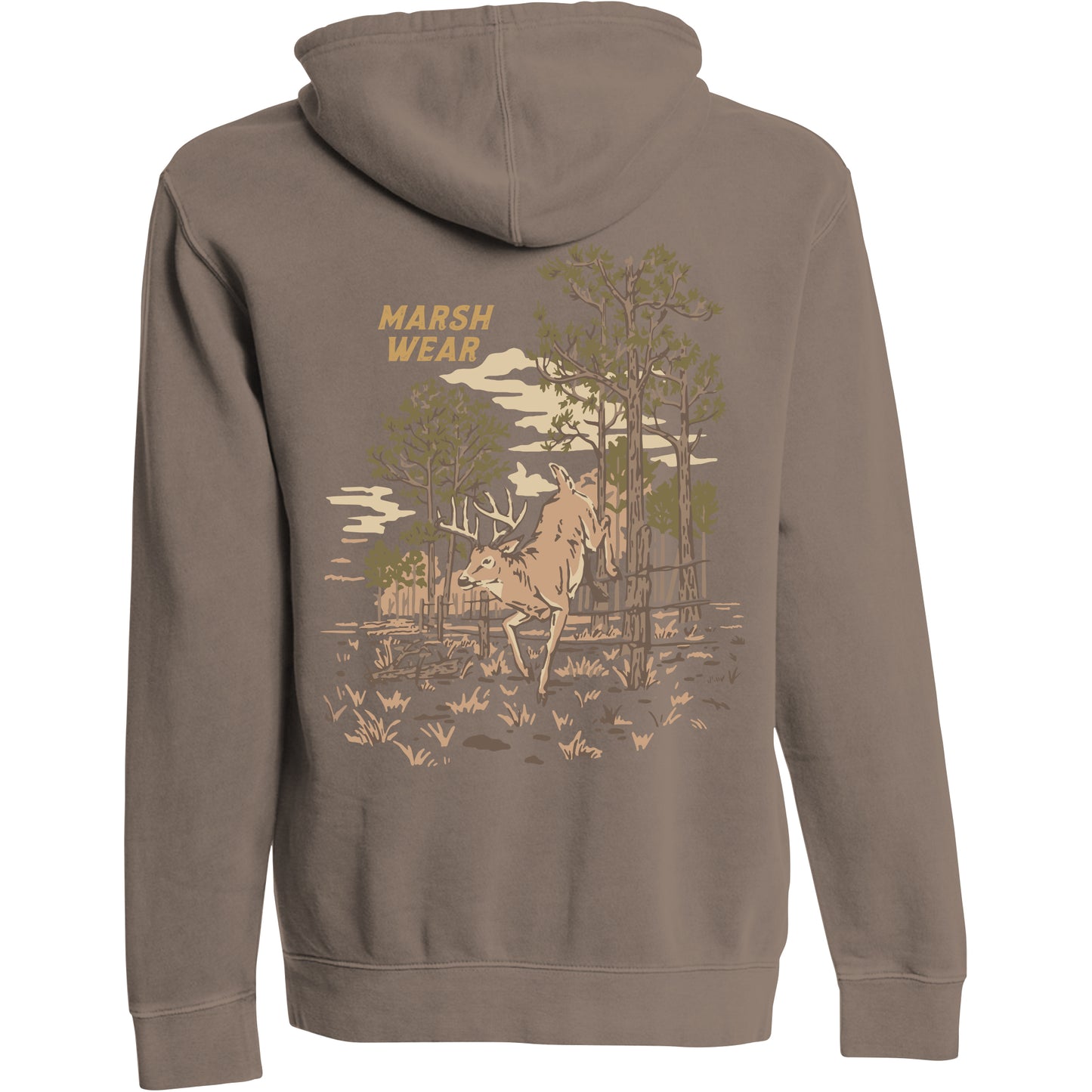 Whitetail Hoodie - Clay
