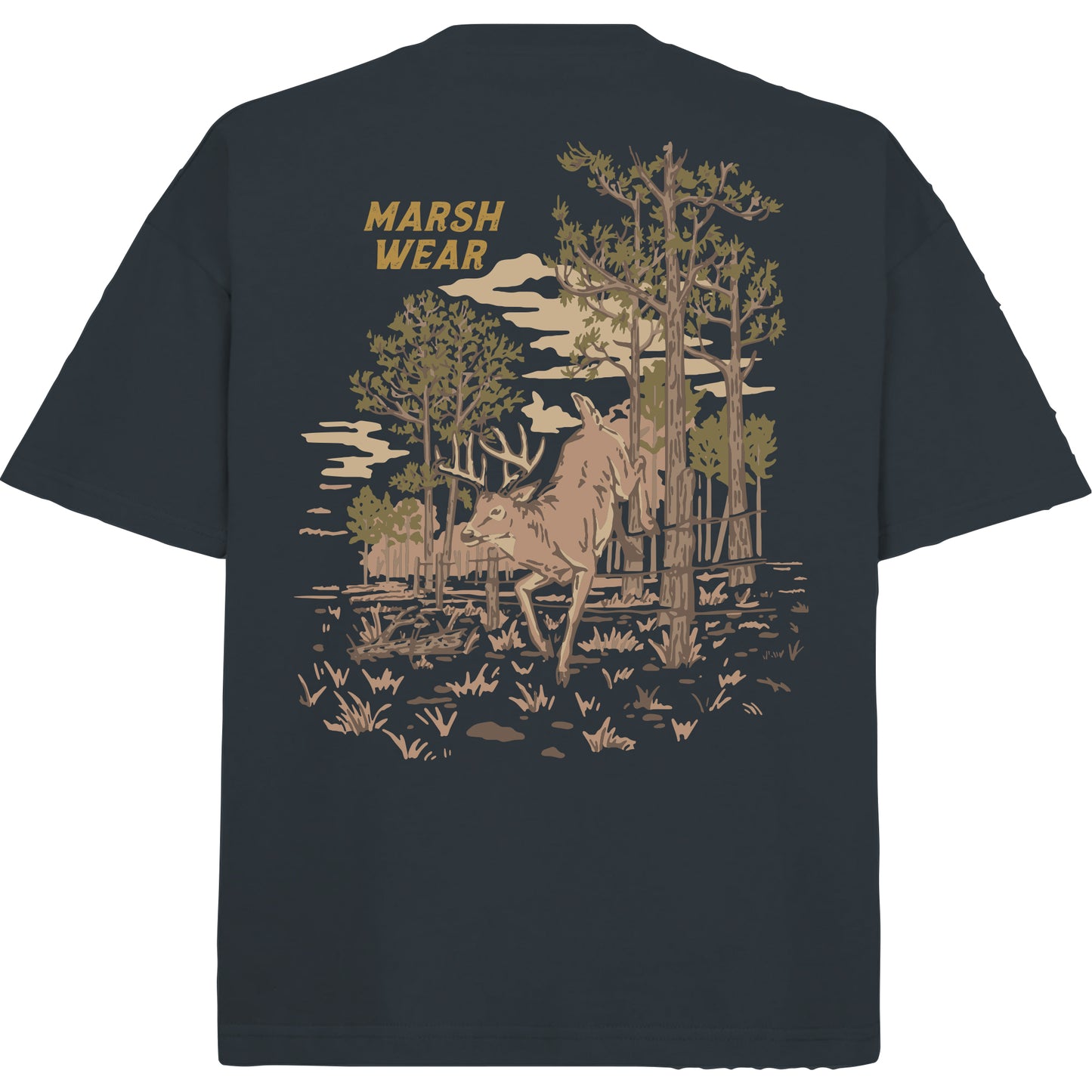 Whitetail SS T-Shirt - Navy