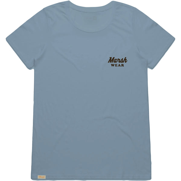 Women's Heritage Wood Duck SS T-Shirt - Dusty Blue