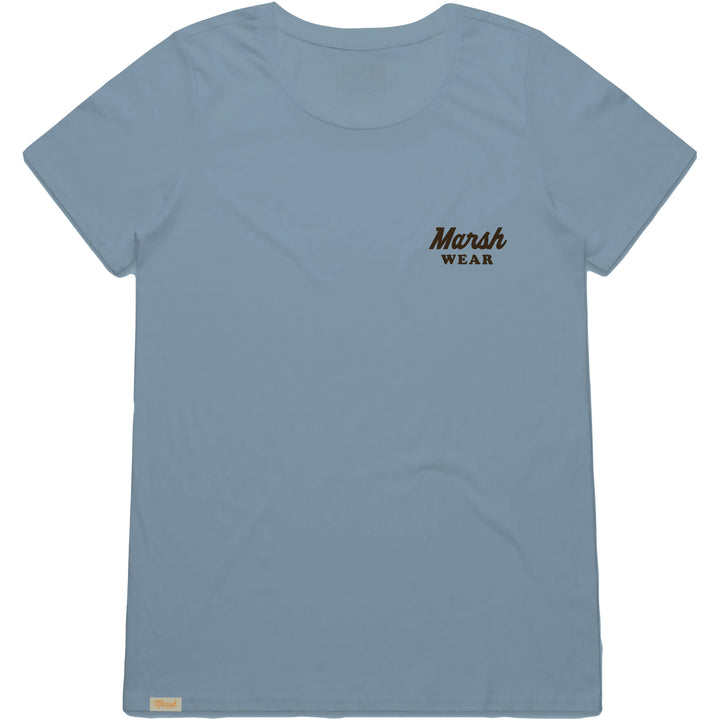 Women's Heritage Wood Duck SS T-Shirt - Dusty Blue