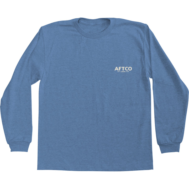 Youth Hideout LS T-Shirt - Light Blue Heather
