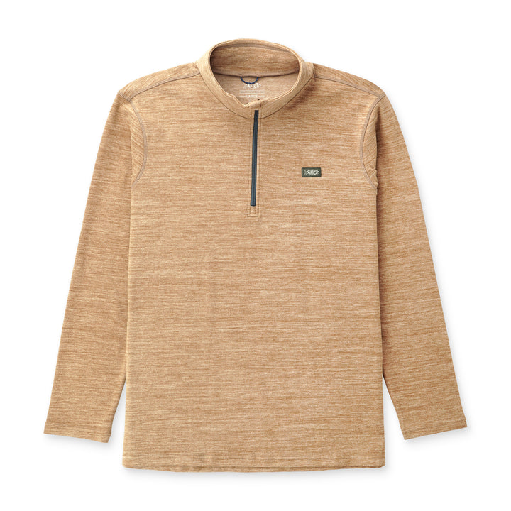Coastal Layer 1/4 Zip - Rubber Heather