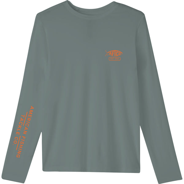 Emblem UVX LS T-Shirt - Steel Heather
