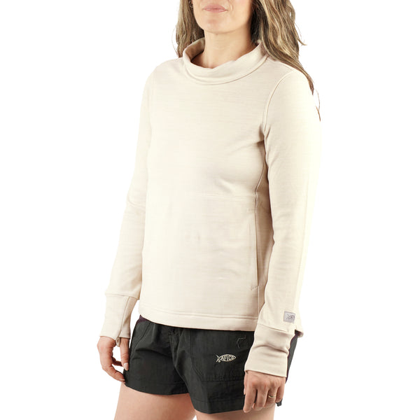 Women's Coastal Layer Funnel - Pelican Heather