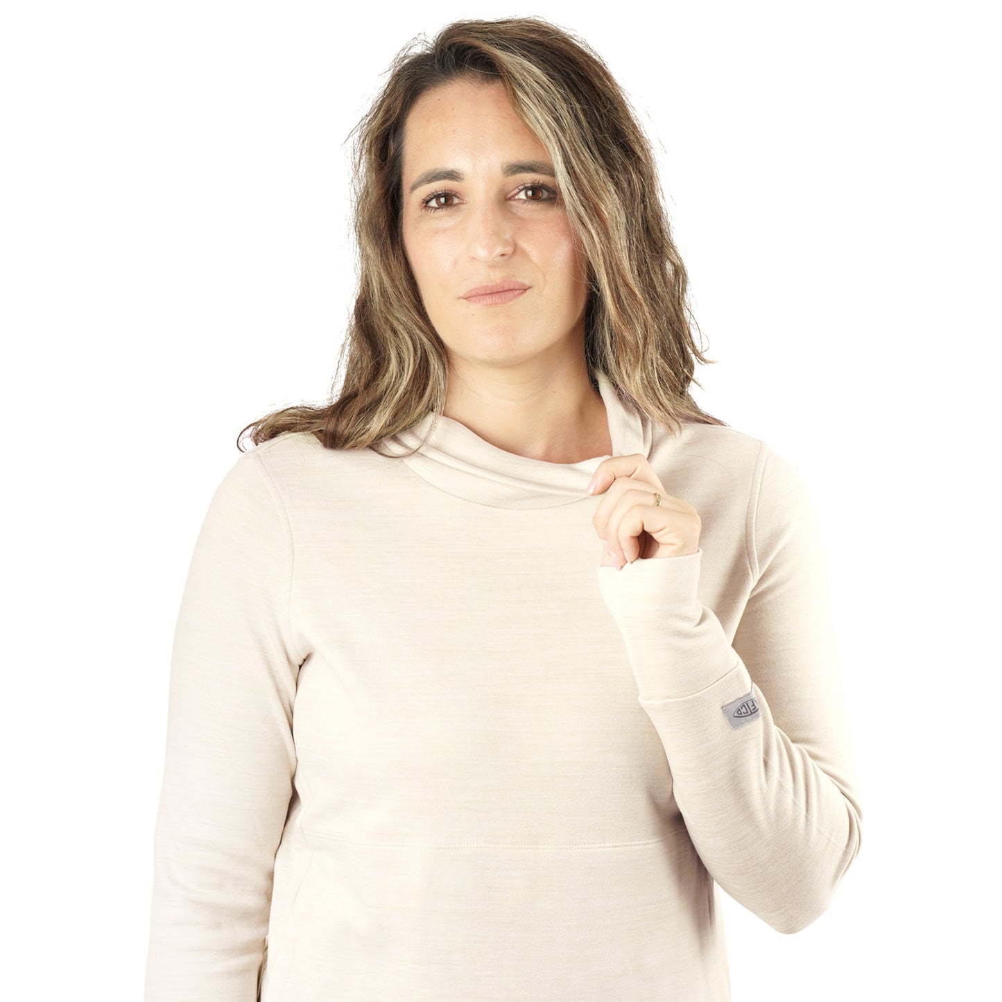 Women's Coastal Layer Funnel - Pelican Heather