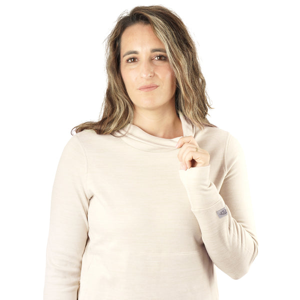 Women's Coastal Layer Funnel - Pelican Heather