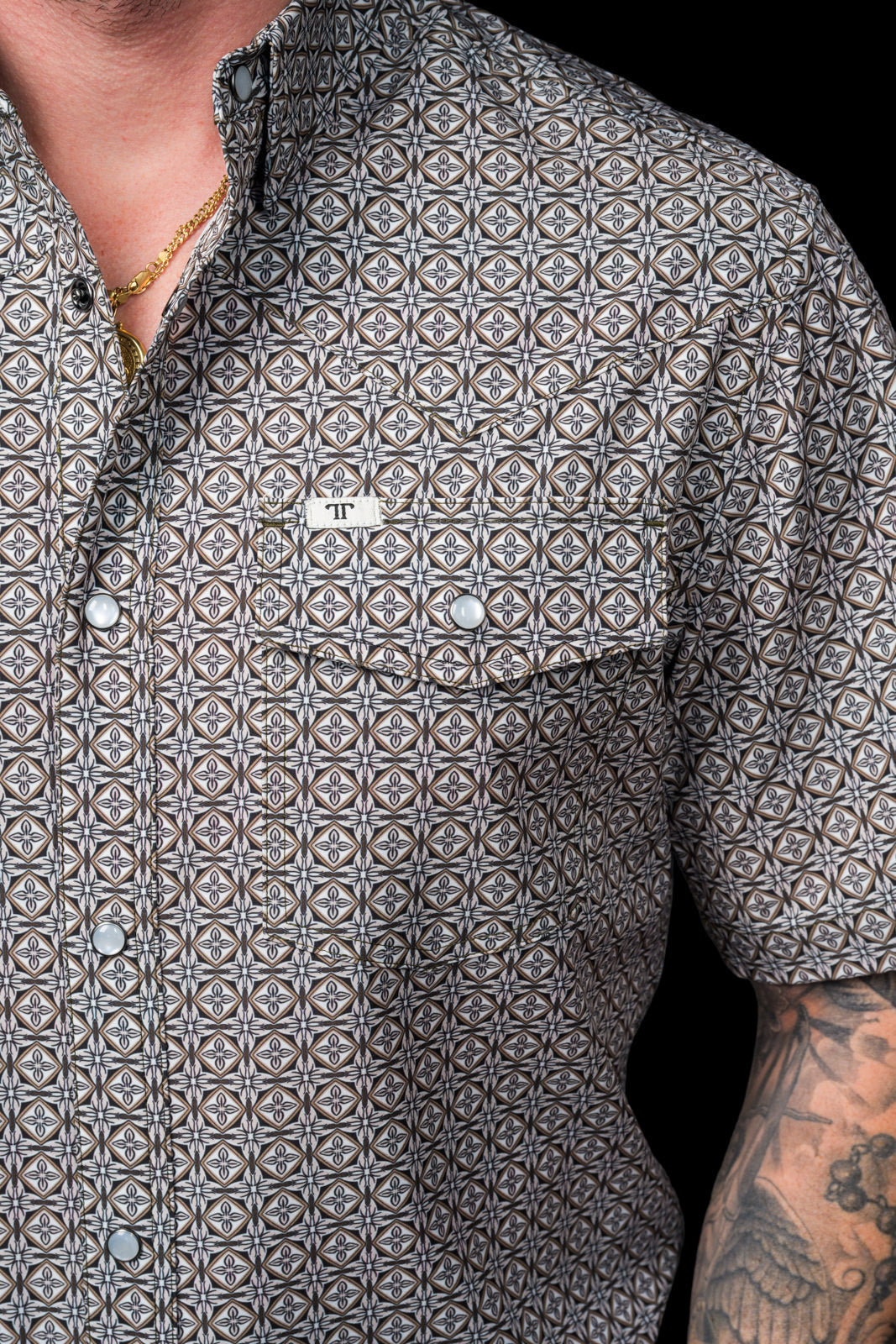 The Archer - Short Sleeve Pearl Snap Shirt