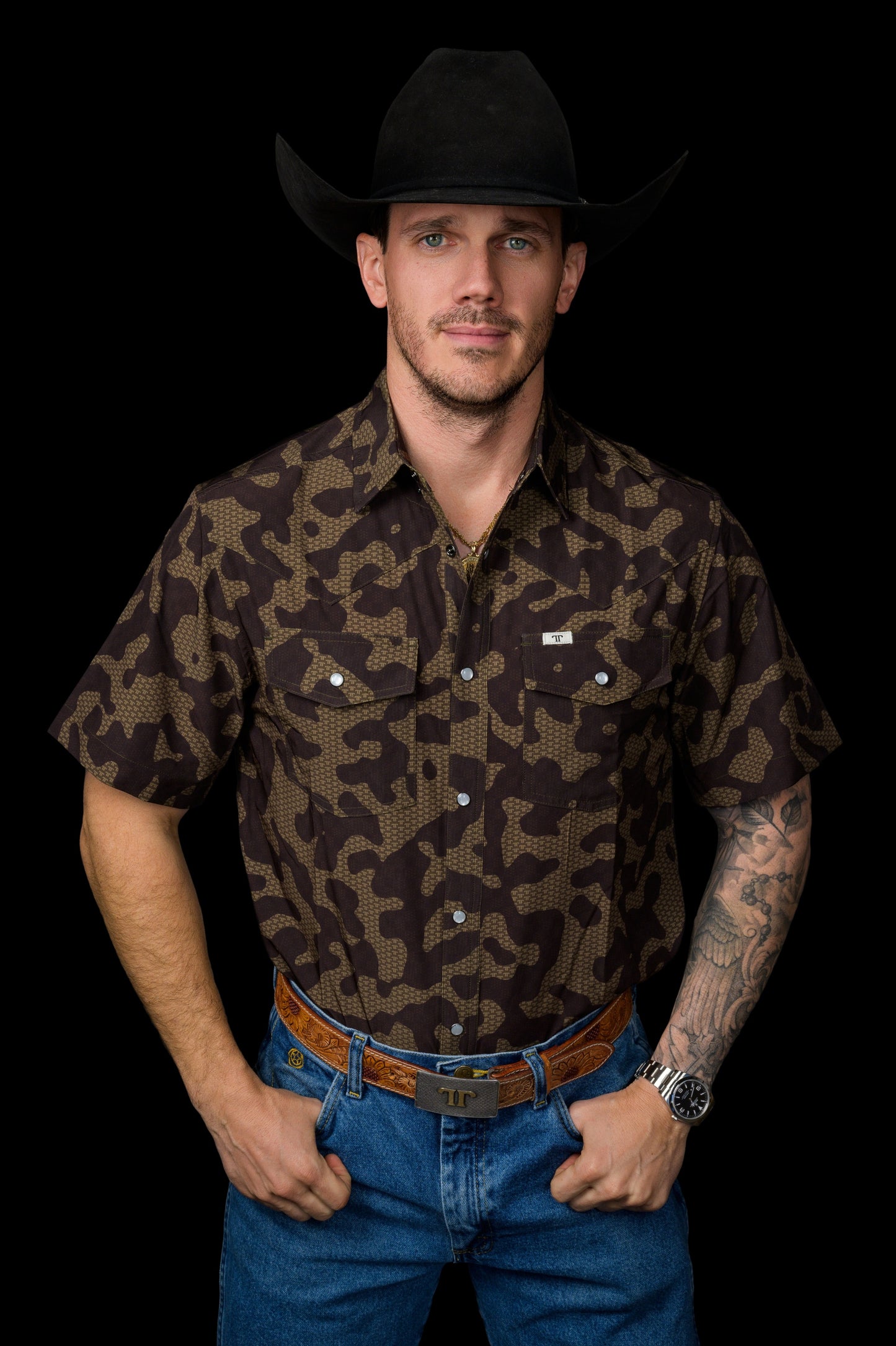 The Gage - Short Sleeve Pearl Snap Shirt