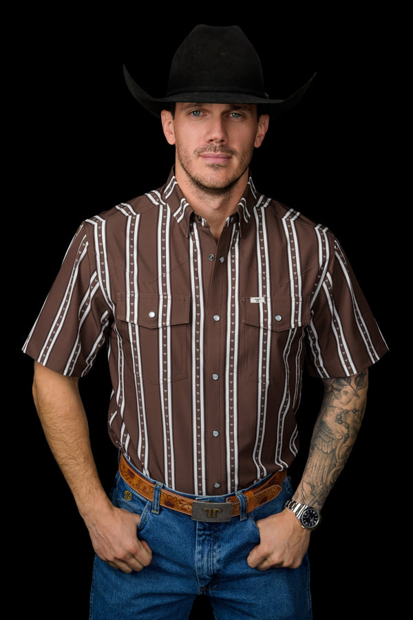The Tucker - Short Sleeve Pearl Snap Shirt