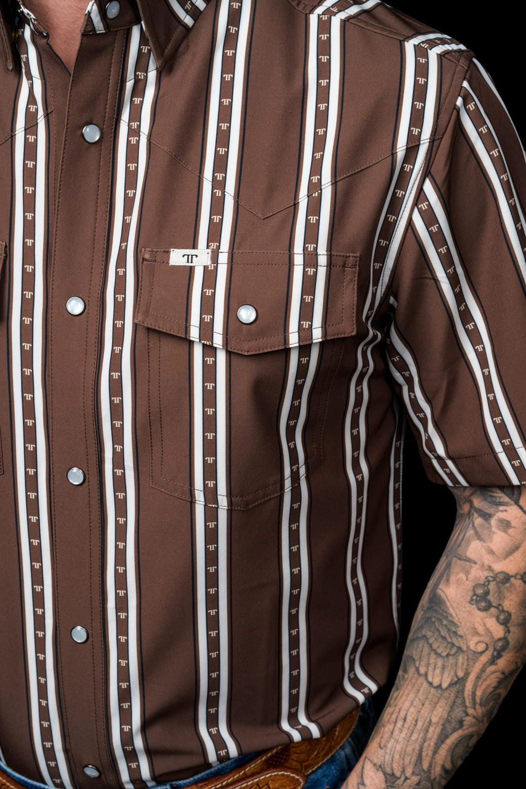The Tucker - Short Sleeve Pearl Snap Shirt