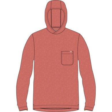 Buxton Tech Hoodie - Lobster Heather