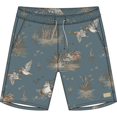 Youth Fulton Volley Shorts - Goblin Blue