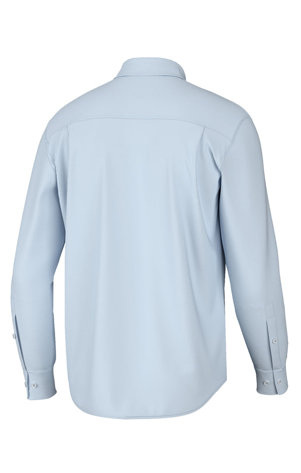 Youth Hadley Classic Long Sleeve Button Down- Blue