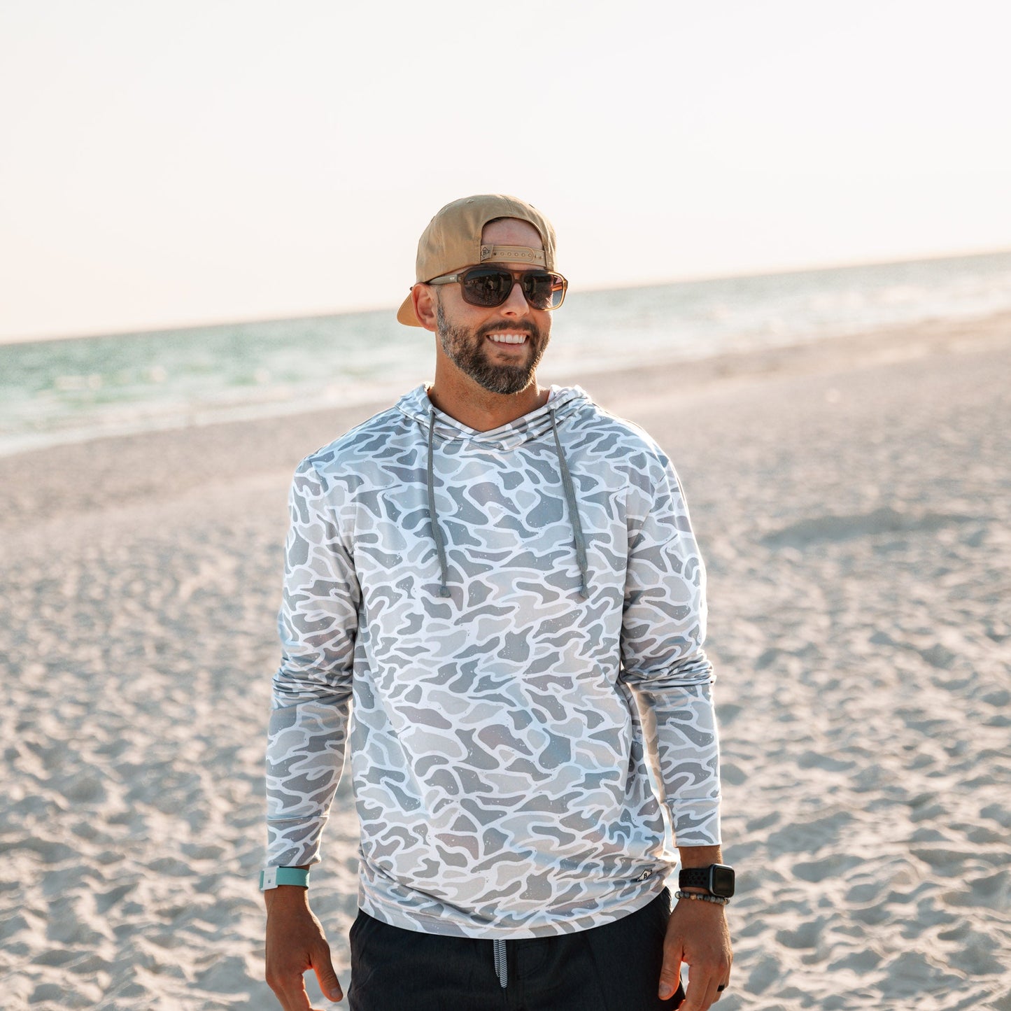 Performance Hoodie - White Camo