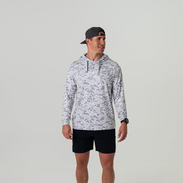 Performance Hoodie - White Camo
