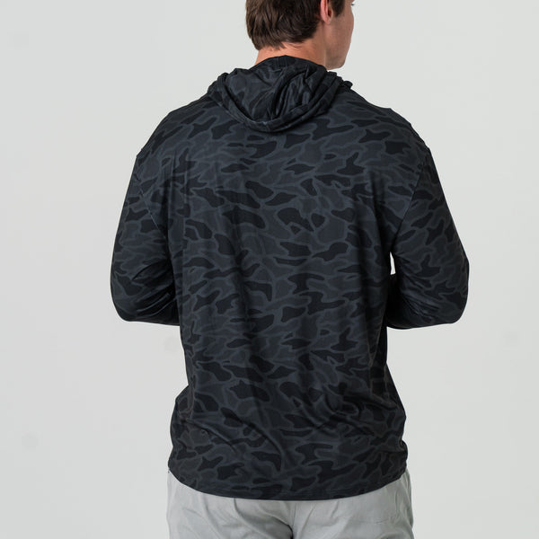 Performance Hoodie - Black Camo