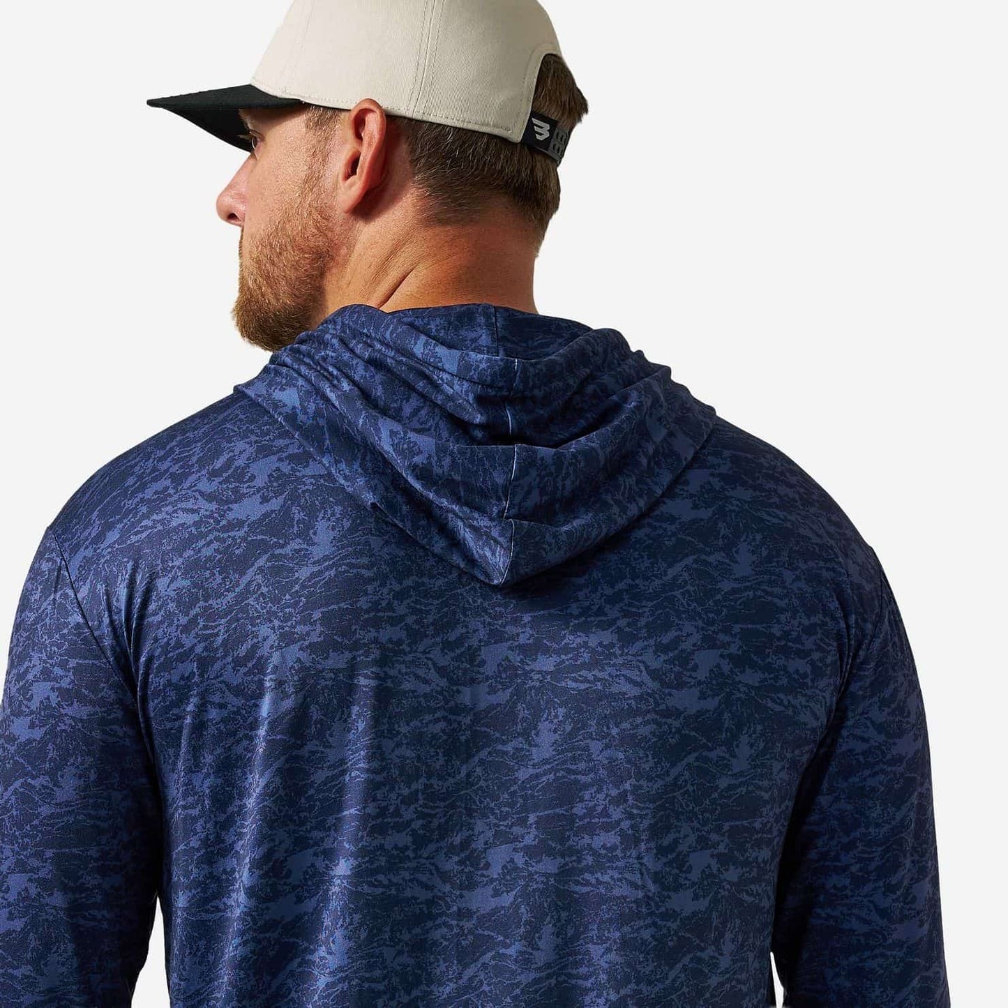 Performance Hoodie - Marsh Camo - Navy