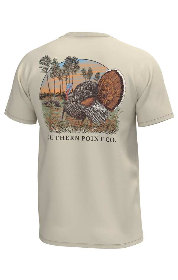 Turkey Strutting - Cloud Cream