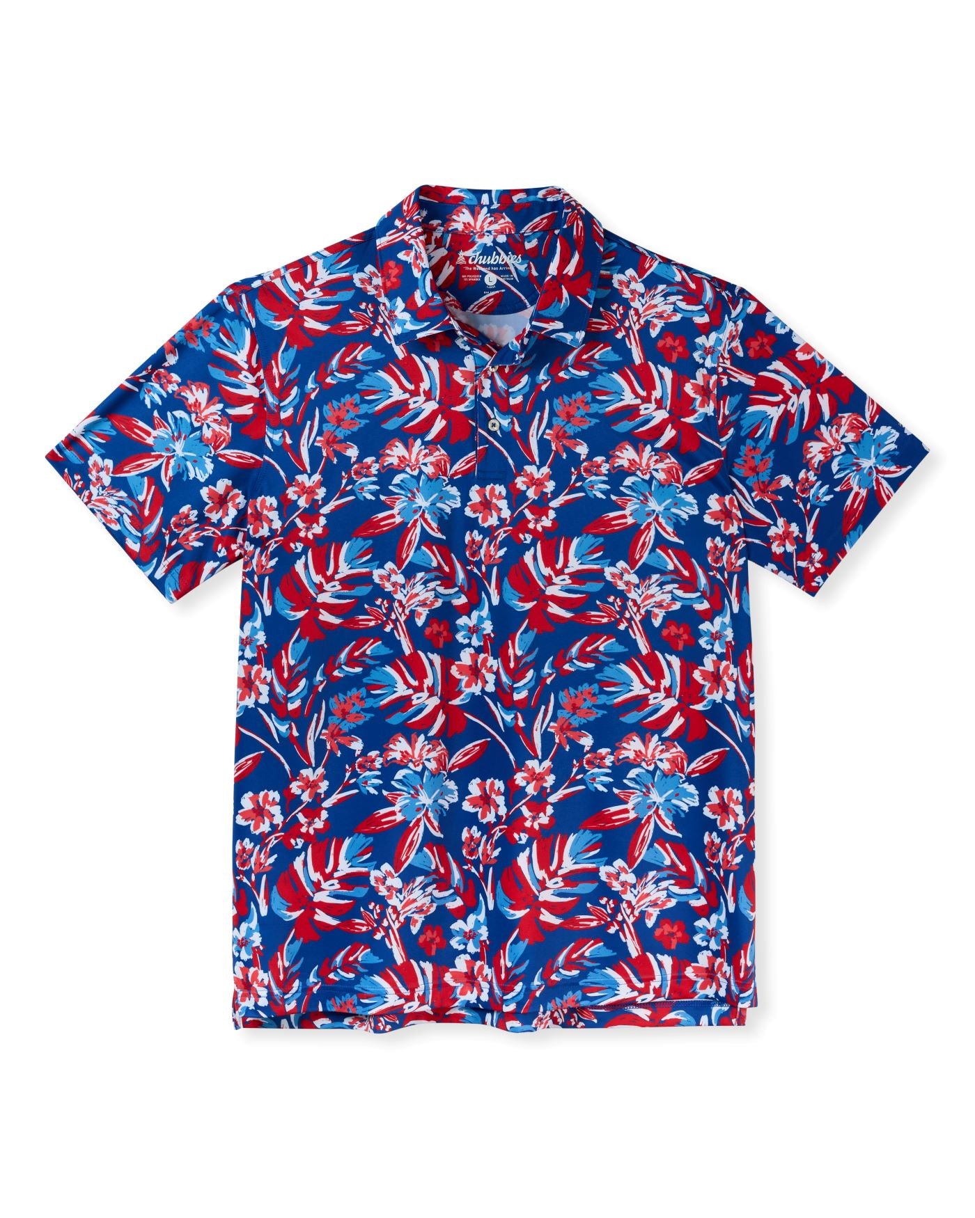 The Star Spangled Bloom Performance Polo