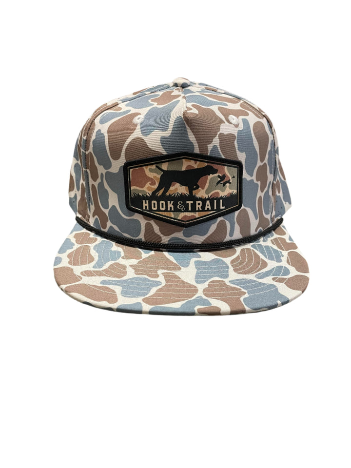 Camo Pointer Snapback - Blue Camo