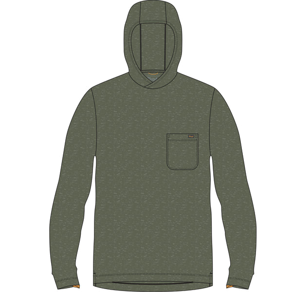 Buxton Tech Hoodie - Grape Leaf Heather