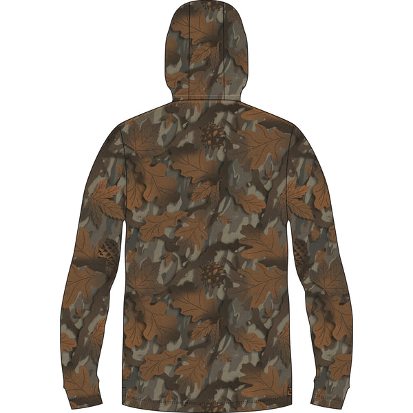 Buxton Hagood Tech Hoodie - Lowland Canopy Camo