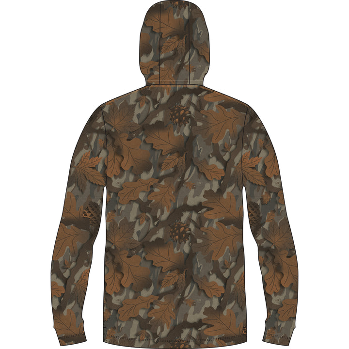 Buxton Hagood Tech Hoodie - Lowland Canopy Camo