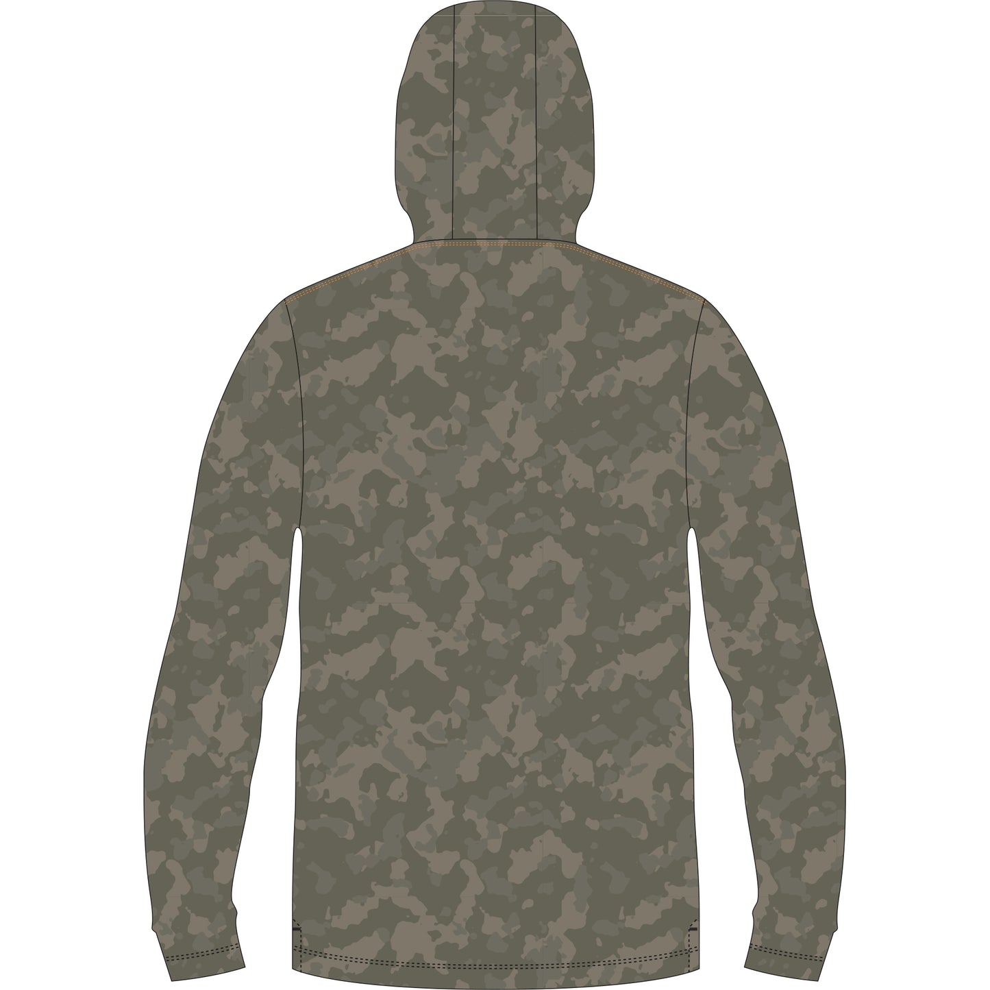 Buxton Hagood Tech Hoodie - Fossil Foxhole Camo