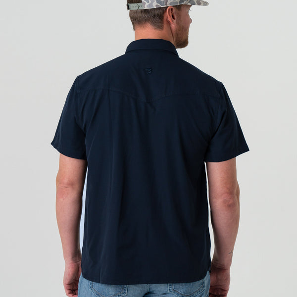 Performance Western Shirt - Navy