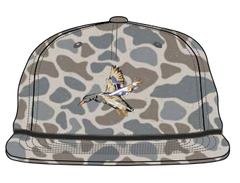 Youth Cap - Diving Mallard - Classic Deer Camo