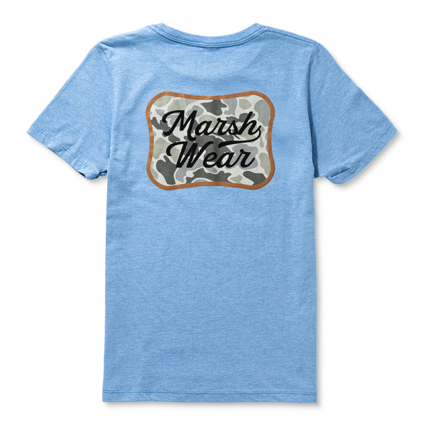 Youth Roadside Tee - Light Blue Heather