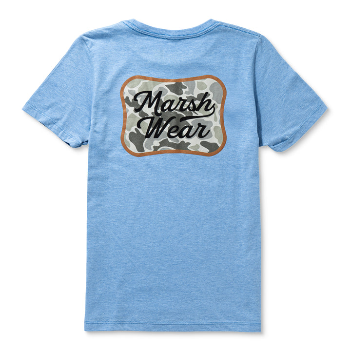 Youth Roadside Tee - Light Blue Heather