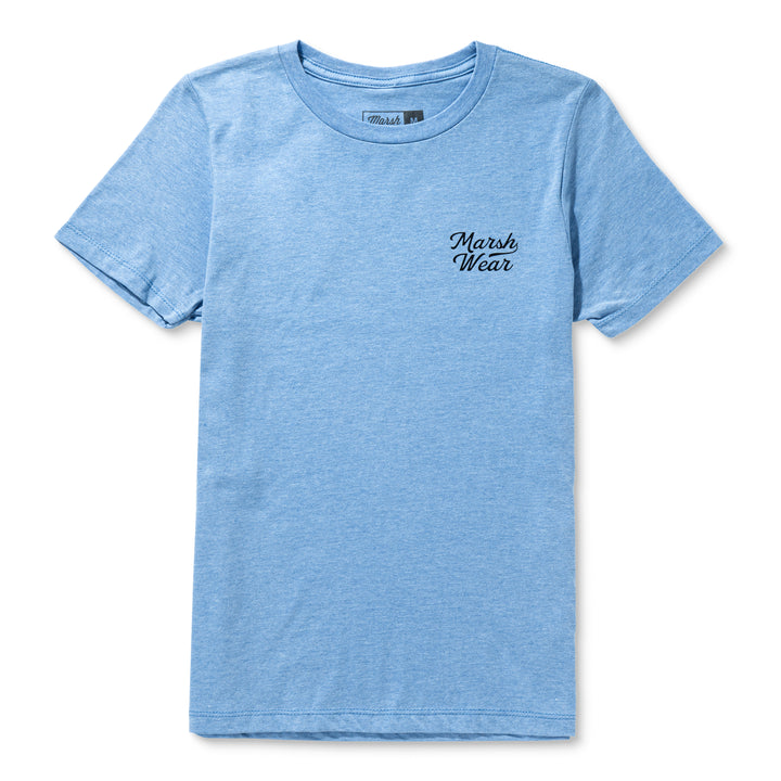 Youth Roadside Tee - Light Blue Heather