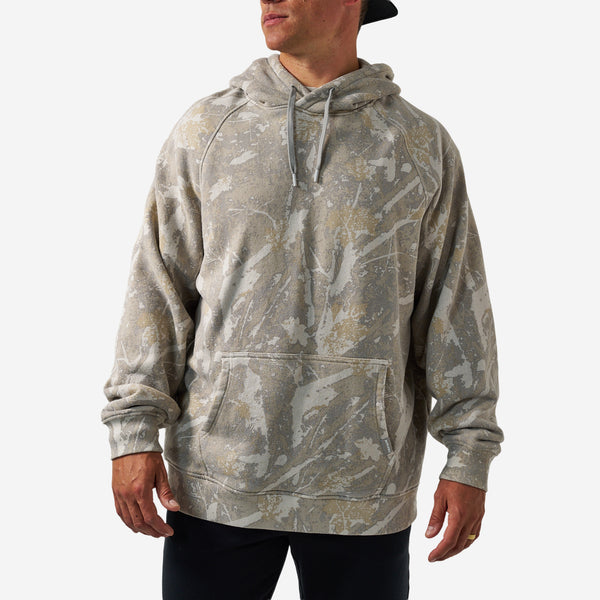 Vintage Washed Fleece Hoodie - Drifter Camo