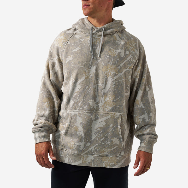 Vintage Washed Fleece Hoodie - Drifter Camo
